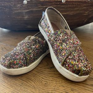 Girls Glitter Toms